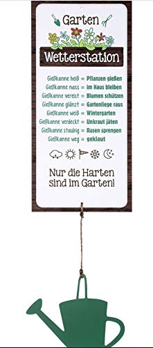 Rostalgie Alu Wetterstation Garten Zum H Ngen Mit