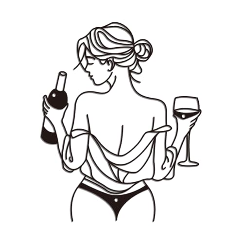 Wadorn Wanddekoration Aus Metall Mit Weiblichem K Rper