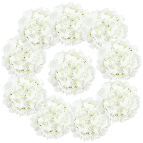 Auihiay 10 St Ck Hortensien Kunstblumen Seidenhortensien Mit