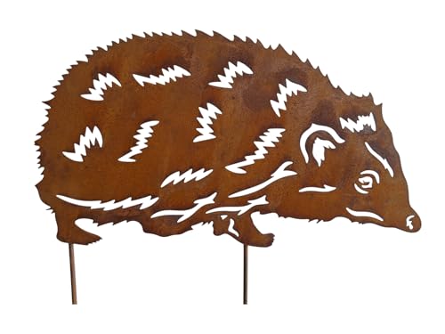 Bornh Ft Gartenstecker Igel Aus Edelrost 30 X