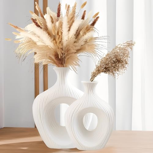 Auciej Keramik Vase Wei Matt Rund Deko Vasen