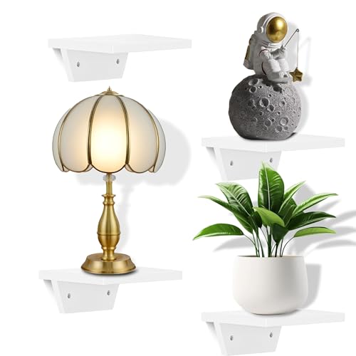 Kleine Wandregale Trapezf Rmige Schwimmregale Im 4er Set