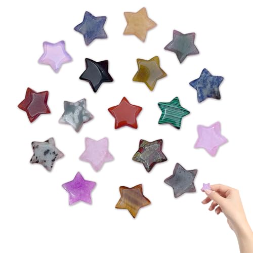 18 St Ck Nat Rliche Edelsteine Heilsteine Set