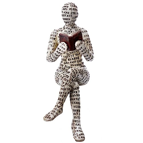 Pigpigfly Lesende Frau Skulptur Regal Deko Deko Figuren