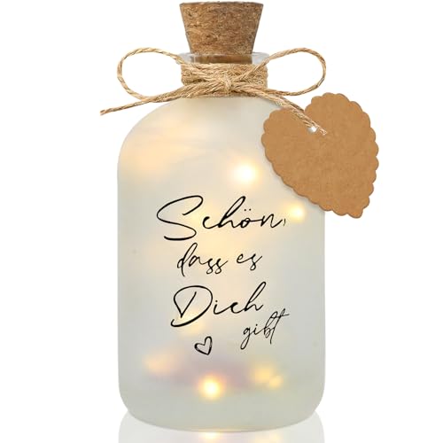 Ulikey Led Flaschenlicht Mit Spruch Sch N Dass