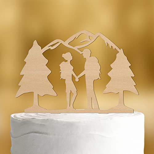 Cake Topper Gipfelst Rmer Hochzeitspaar In Den Bergen