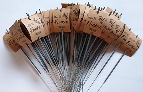 Hochzeitsdeko Wunderkerzen Vintage 30cm Hochzeit Set 50 St