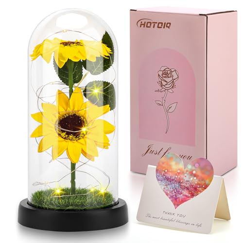 Hotoiq Geschenk F R Frauen Ewige Sonnenblumen Deko