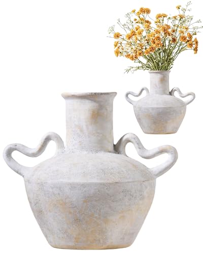 Upwoigh Keramikvase Mit Vintage Griffen 23 6 Cm