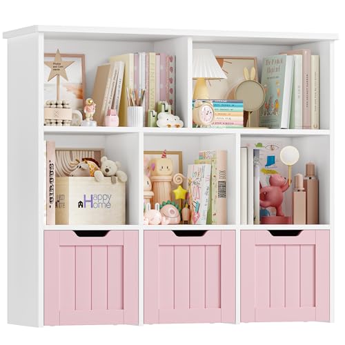 Forehill Kinderregal Mit Boxen Auf Rollen Kinderzimmer M