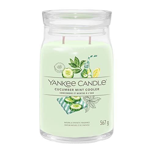 Yankee Candle Signature Duftkerze Gurke Minzk Hler Gro