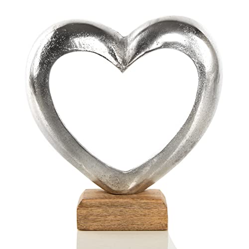 Logbuch Verlag Deko Herz Figur 18 Cm Holz