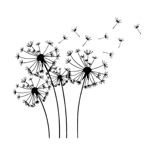 Oupados Metall Wandkunst Wanddekorationpusteblumen Wanddeko Kreative Moderne Handgefertigte