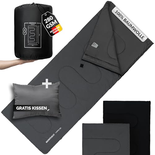 Montaray Deckenschlafsack 100 Baumwolle Bis 3 C Inkl