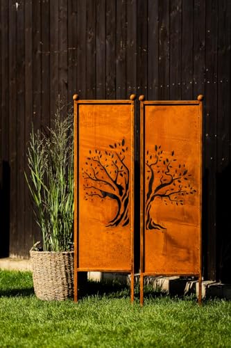 Schild Gartenschild Edelrost Rost Zum Einstecken Rostige Gartendeko