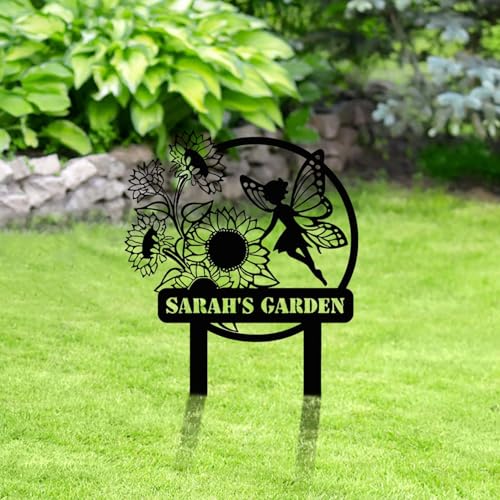 Personalisierte Gartenstecker Aus Metall Gartenschilder Mit Text Spruchschild