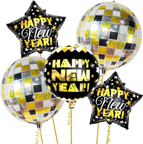 Silvester Deko 2024 Luftballon Set 5 St Ck
