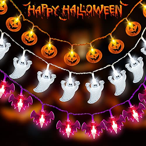 Quunoot Halloween Deko Outdoor 9m 60 Led Lichterkette