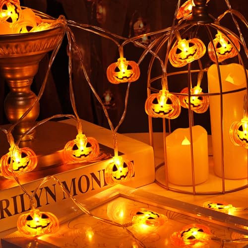 Etopgo Halloween Deko Lichterkette 3m 20 Led K