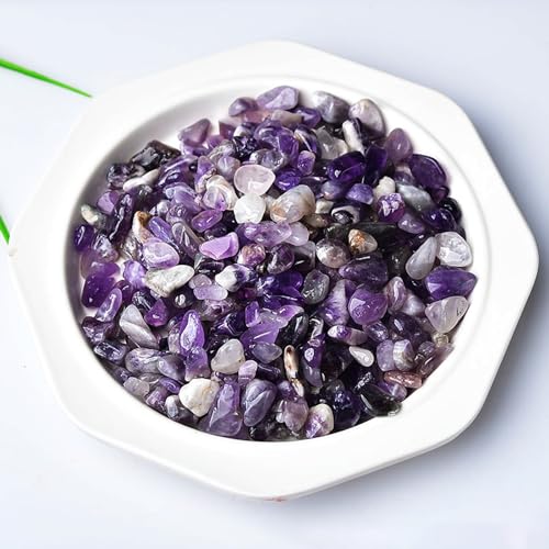 Yixinly 300 Gramm Nat Rlicher Amethyst Stein 10