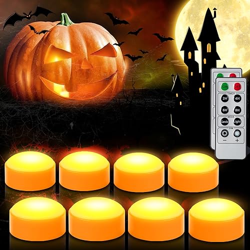 Candle Idea 8 St Ck Halloween Led K