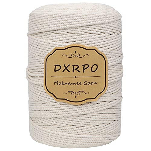 Dxrpo Makramee Garn 3 Mm X 300 M
