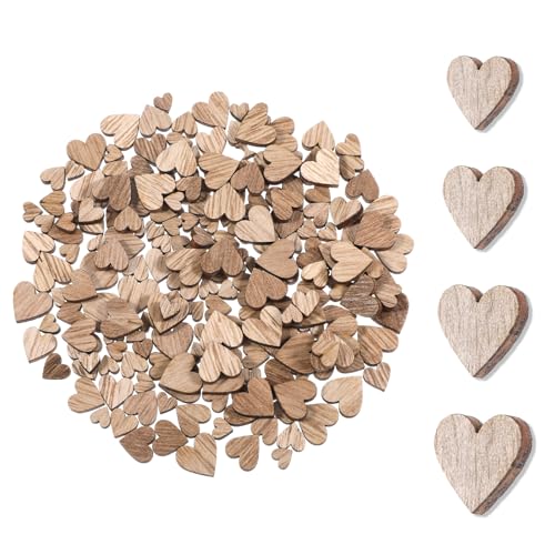 200 St Ck Holzherzen Deko 4 Gr En
