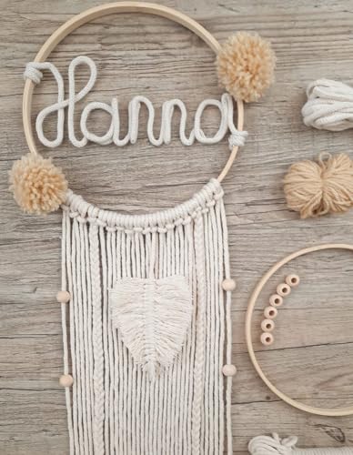 Makramee Namensring Einfaches Anf Ngerfreundliches Bastelset Mit Videoanleitung