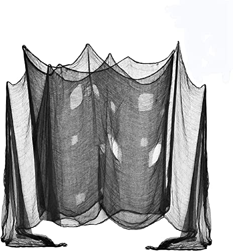 Dealkits Halloween Deko Stoff 600 X 120 Schwarz