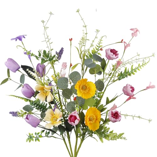 Cewuda 4 B Ndel Wildblumen K Nstliche Rosen