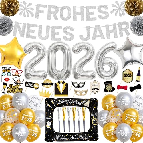 Tasoraor Silvester Deko 2026 Party Set 56 St