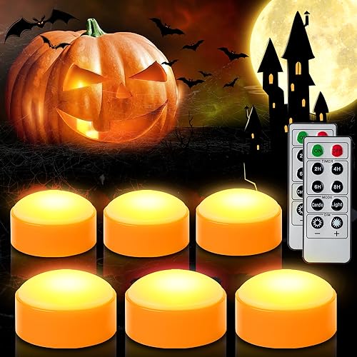 Candle Idea 6 St Ck Halloween Led K