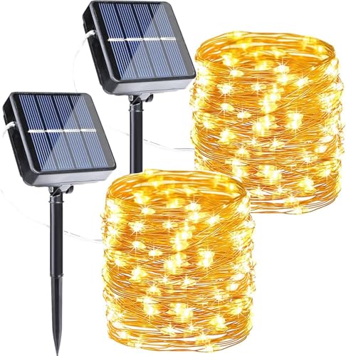 Joomer 2 St Ck Solar Lichterkette Aussen 12m