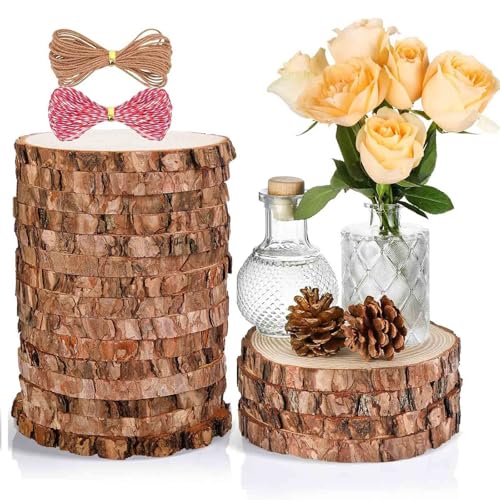 Holzscheiben 11 12 Cm 16 St Ck Baumscheiben