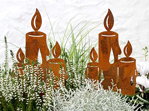 Lb H F Lilienburg Weihnachtsdeko Roststecker Rost Metall