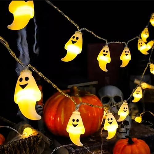 Xvz Halloween Lichterkette 3m 20 Led Gespenst Lichterkette