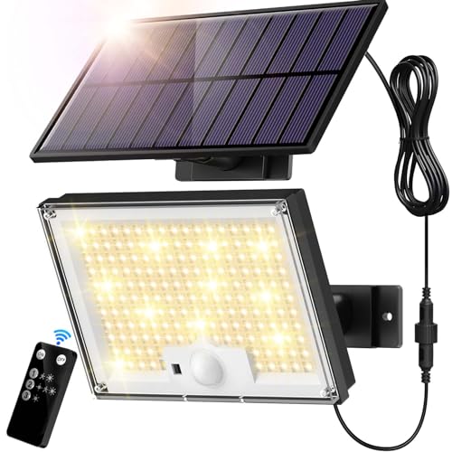Sigrill Solarlampen Mit Bewegungsmelder 172led Solarleuchten Aussen Solar