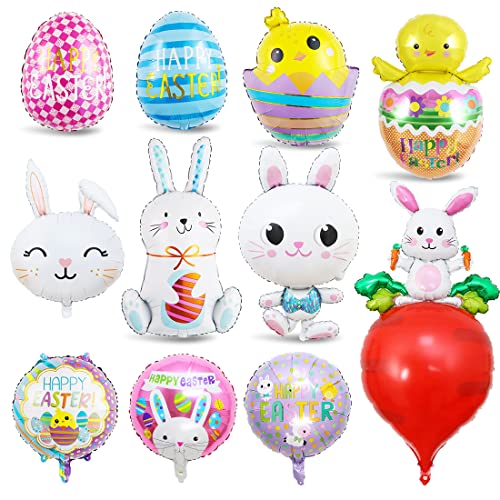 11 St Ck Folienballon Osterhase Giant Hase Karotte