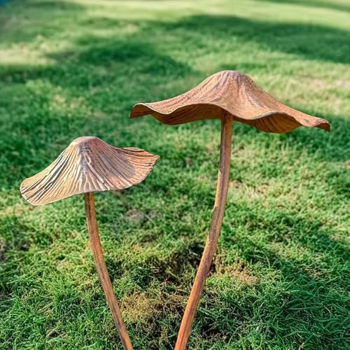 Pilze Deko Herbst Deko Outdoor Drau En Gartenstecker