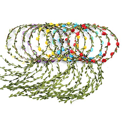 10 St Ck Blumenkranz Blume Krone Stirnband Haar