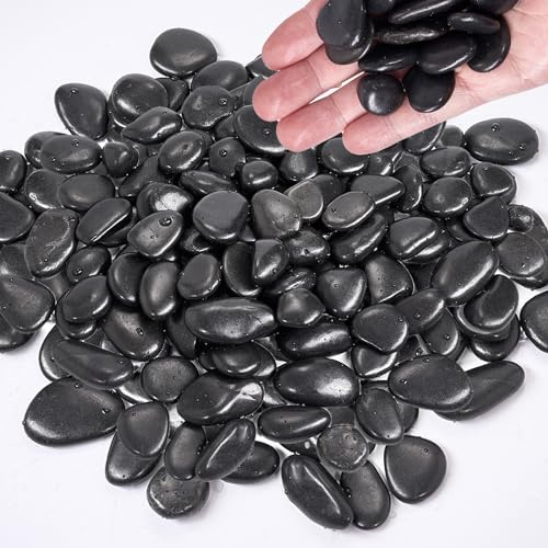 1 8 Kg Kieselsteine 1 2cm Schwarze Steine