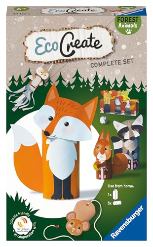 Ravensburger Ecocreate 18132 Forest Animals Diy Bastelset F