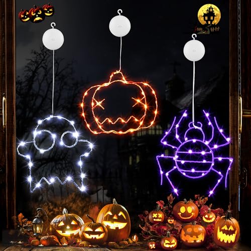 Joomer Fensterdeko Halloween Outdoor 3 St Ck Fensterlichter