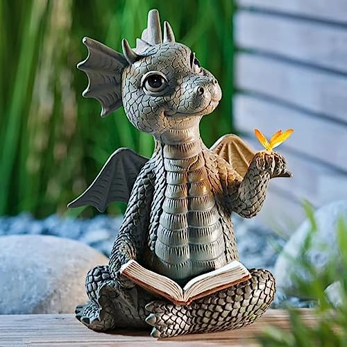 Guidre Drachen Gartenfiguren Gartendeko F R Drau En