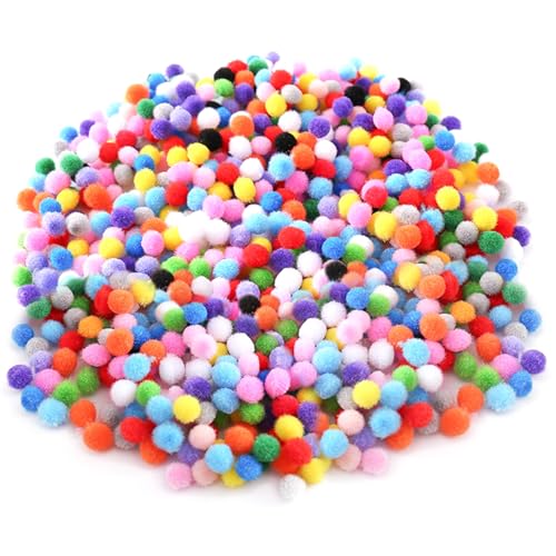 Pompons Zum Basteln 2000 St Ck Mini Bunte