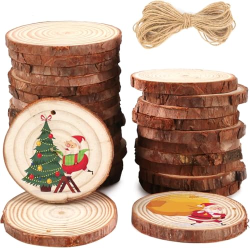 Vgoodall Holzscheiben 36 St Ck 7 8 Cm