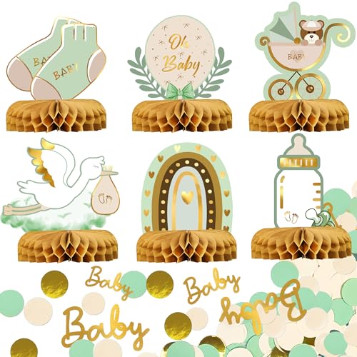 Syoulin Babyparty Deko Tischdeko Oh Baby Motiv Storch