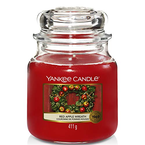 Yankee Candle Duftkerze Im Glas Mittelgro Red Apple