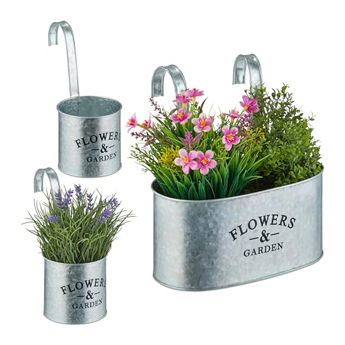 Relaxdays H Ngetopf 3er Set 2 Gr En