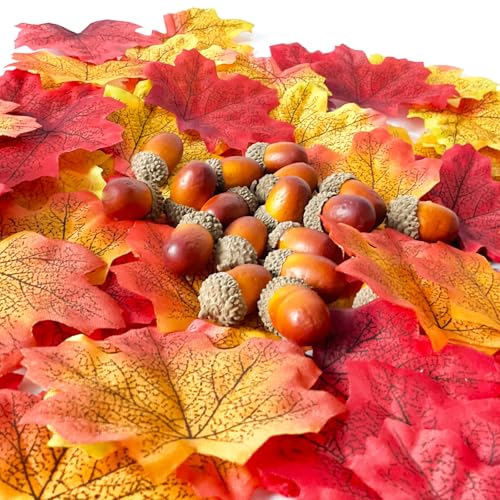 150 St Ck K Nstliche Ahornbl Tter Herbstlaub